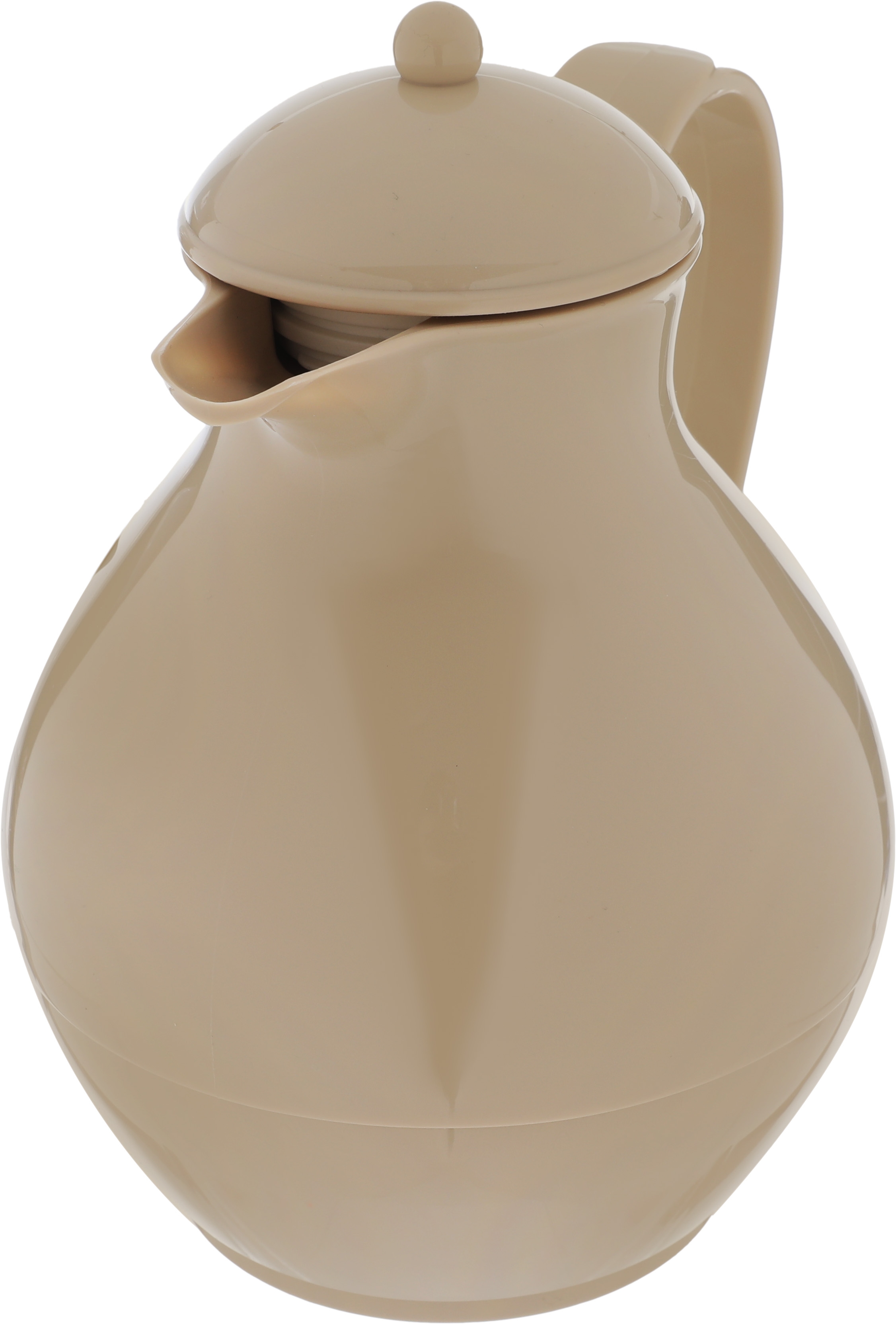 Helios thermos, 1 liter, thermal glass inner container, plastic outer shell - beige product image 3