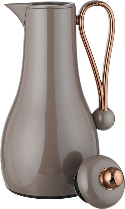 طقم ترامس غيم السيف غاليري، قطعتين، 1/1 لتر، حافظة داخلية زجاج، يد ذهبي - كابتشينو product image 9