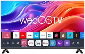 تلفزيون سمارت بدون اطار اركيو، 50 بوصة، 4K UHD، شاشة LED، نظام ويب اوس، ريموت كنترول، حامل جداري، RO-50LPW - اسود product image 2