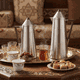Al Saif Gallery Dana Thermos Set, 2 Pieces, 0.7/1 Liter, Glass Inner Material, Wooden Handle, Press Lid - Silver product image 7