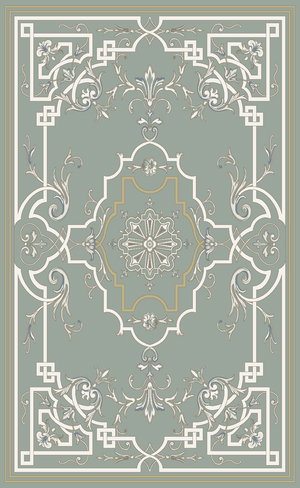 سجادة فرانسيا بوليستر القفاري، 5×4 متر - اخضر product image