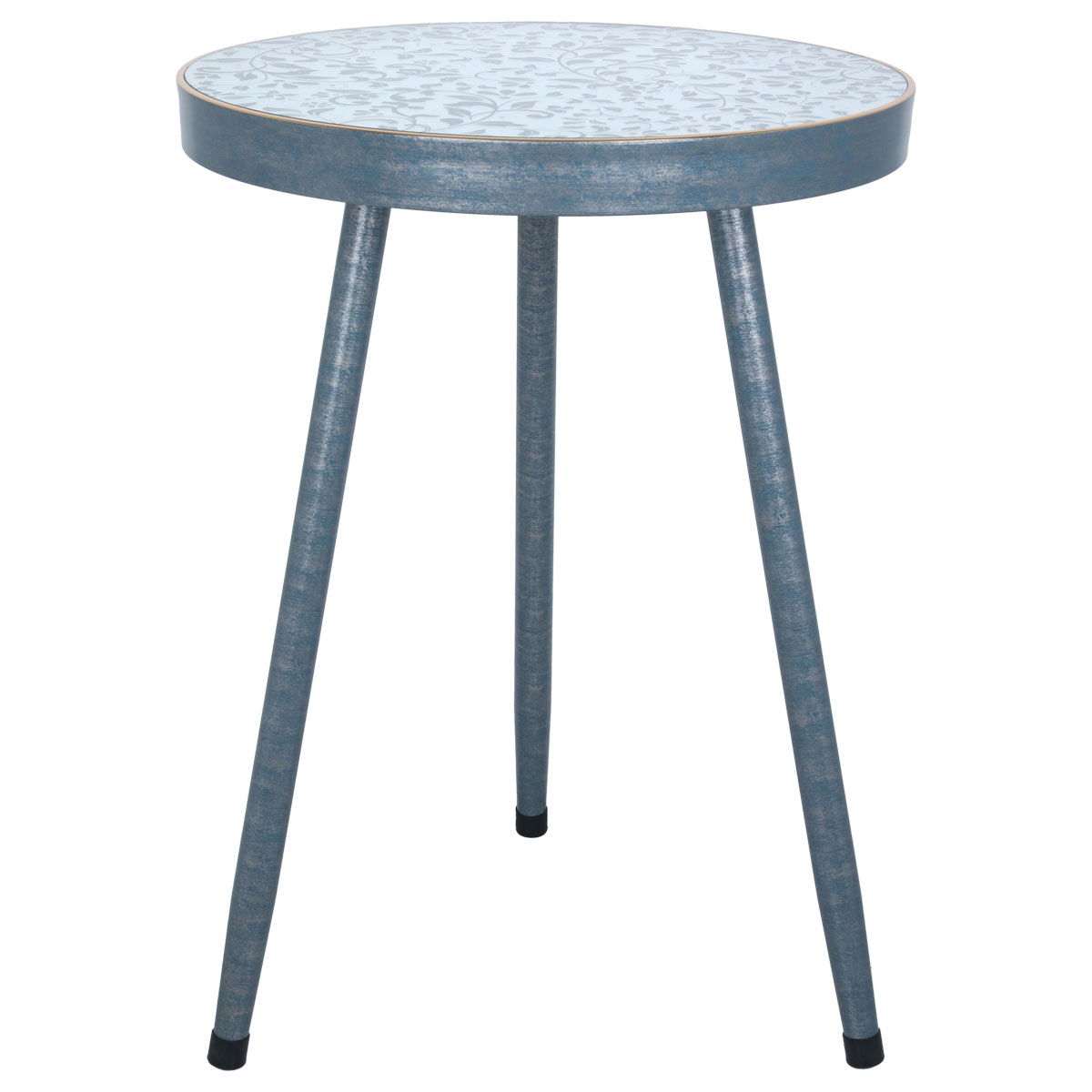 Al Saif Gallery steel table, 62 x 45 x 45 cm, round - silver product image 1