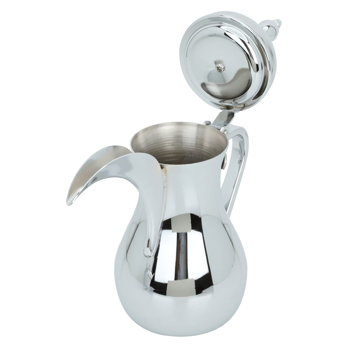 طقم دلة مع ابريق طويق استيل السيف غاليري، 48/2.0 لتر، قطعتين - فضي product image 2