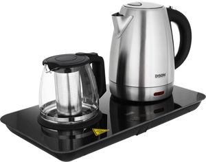 Edison KEC4703T-GS Steel Tea Maker Set, 3 Pieces, 2200 Watt - Black Silver product image 5