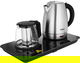 Edison KEC4703T-GS Steel Tea Maker Set, 3 Pieces, 2200 Watt - Black Silver product image 5