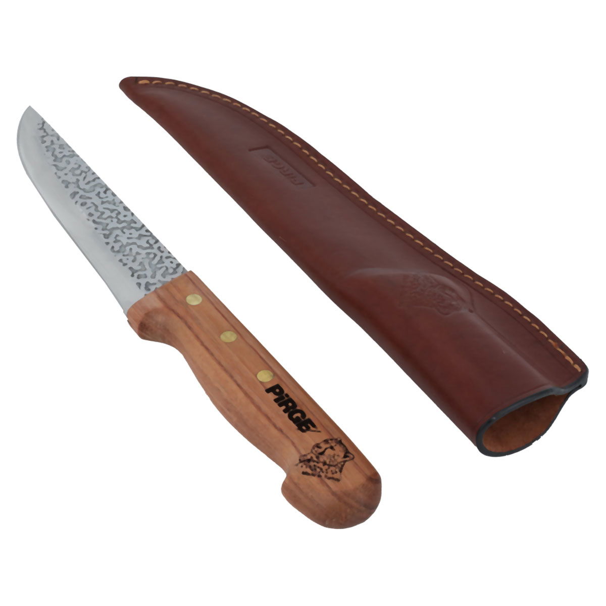 Al Saif Gallery Hammered Steel Butcher Knife, 14 cm - Wooden product image 2