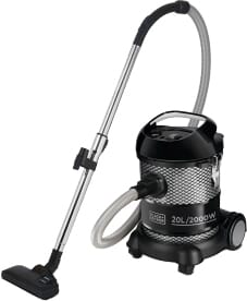 مكنسة كهربائية برمسل بلاك اند ديكر، 2000 واط، 20 لتر، BV2000-B5 - اسود product image