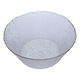 Al Saif Gallery glass plate, 9.5 x 21 x 12.6 cm, round, deep - transparent product image 1