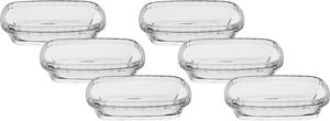 Al Saif Gallery Glass Serving Dish Set, 8x6.5x2 cm, 6 Pieces, Oval - Clear product image