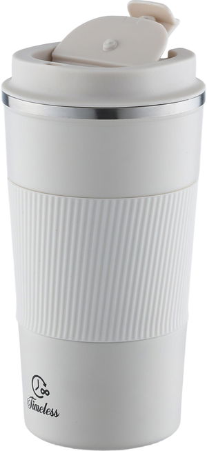 Timeless Steel Thermal Mug, 0.5 Liter - White product image 2
