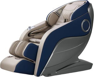 كرسي مساج سايبر ثلاثي الأبعاد ميموري فوم باك كومفورت، 81x150x120 سم - أزرق product image