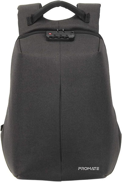 شنطة ظهر ديفيندر قماش بروميت، منفذ USB، مقاومة للماء - أسود product image 1