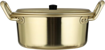 طقم قدور الومنيوم سيف بلص، 6 قطعة، حجم وسط - ذهبي مطفي product image 4