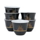 Al Saif Gallery Porcelain Arabic Coffee Cups Set, 12 Pieces - Black Gold product image 2