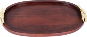 طوفرية تقديم خشب السيف غاليري، 7×16 سم، بيضاوي - خشبي product image