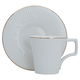Al Saif Gallery porcelain coffee cups set, 12 pieces - white product image 1