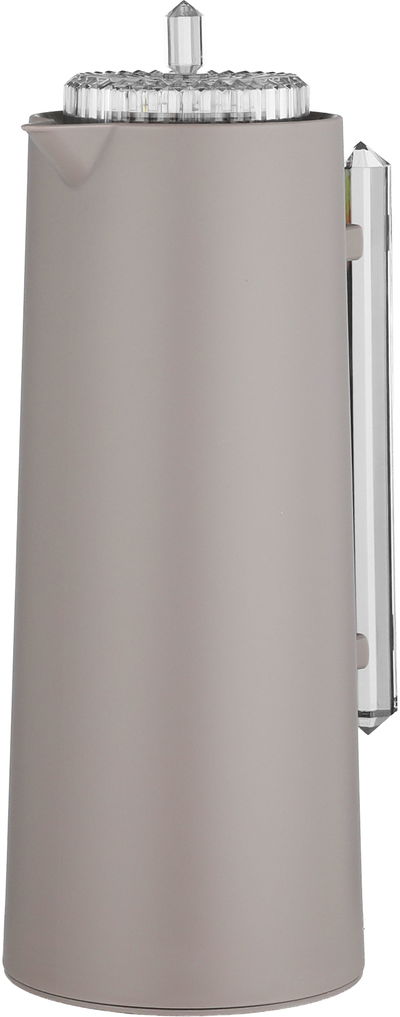 ترمس لين جلوري، 1 لتر،حافظة داخلية زجاج، ضغاط، يد شفاف - كابتشينو product image 3