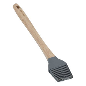 Alsaif Gallery Silicone Brush, Wooden Handle - Gray product image 2