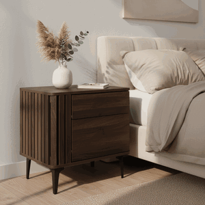 كومدينه خشب ام دي اف، 55×40×40 سم، 2 درج - بني product image 2