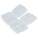 حافظة طعام بلاستيك تيتيز، 14×14×10 سم، 0.8 لتر، مربع - أبيض product image 5