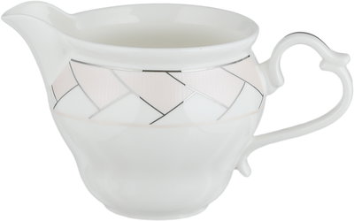 طقم تقديم سفرة بورسلان السيف غاليري، 166 قطعة، نقش فضي - أبيض وردي product image 10