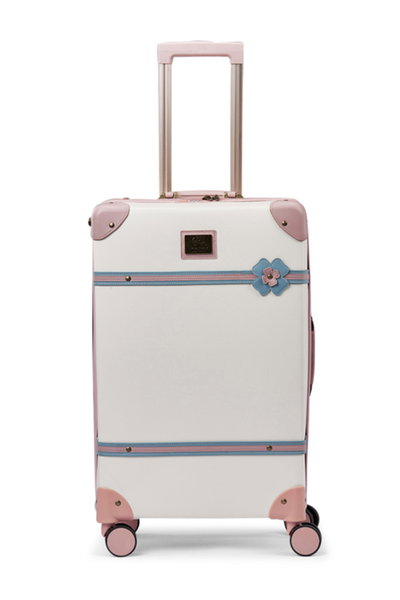 Limra LMA-60210 Artificial Leather Luggage Set, 4 Sizes, 4 Wheels, 360 Degree Rotating - Beige Pink product image 5