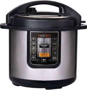 قدر ضغط كولن، 1600 واط، 12 لتر، 8 وظائف، 816106005 - اسود فضي product image
