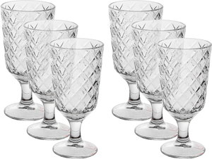 طقم كاسات زجاج السيف غاليري، قاعدة، 6 قطع - شفاف product image