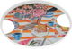 Al Saif Gallery steel serving plate, 26 x 2 cm - multi-colored product image 2