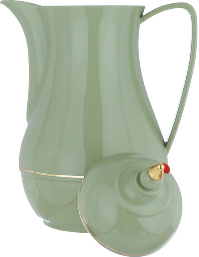Rotpont thermos, 1 liter, glass inner container, plastic outer shell - green product image 5