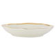 Al Saif Gallery porcelain plate, 9 inches, deep round, gold line, medium - white product image 3