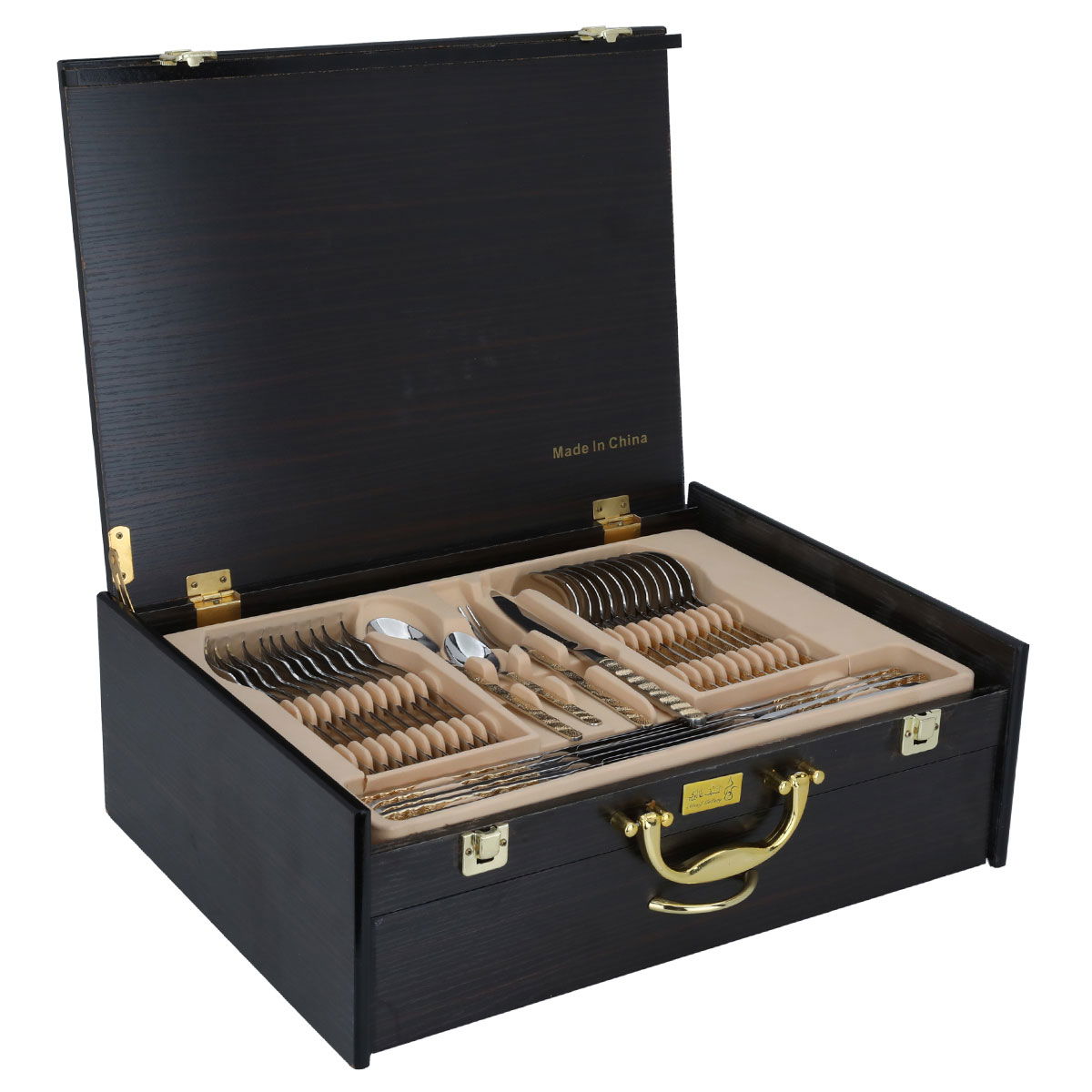 طقم ملاعق استيل السيف غاليري، 72 قطعة - فضي product image 1