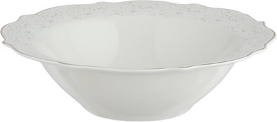 طقم تقديم سفرة بورسلان السيف غاليري، 65 قطعة - أبيض ذهبي product image 6