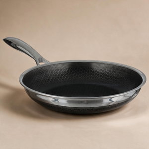 Cookcell Ceramic Frying Pan, 24 cm - Black Silver product image