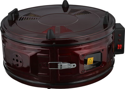 فرن دائري كهربائي كيون، 1200 واط، 37 لتر، 56 سم، KRO/2003 - عنابي product image 4