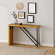 مدخل استقبال خشب، 120×79×40 سم - بني فاتح product image 2