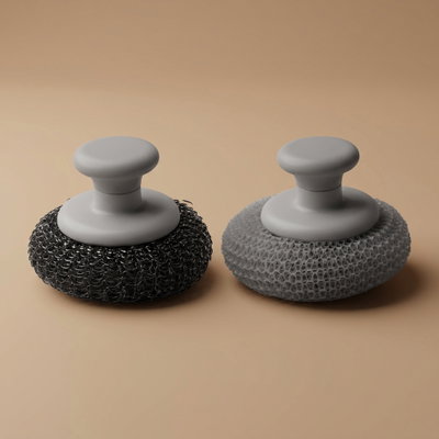 فرشاة غسيل أواني بلاستيك السيف غاليري، 2 قطعة - رمادي product image 1