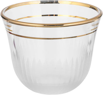 طقم تقديم شاي زجاج السيف غاليري، 26 قطع - شفاف ابيض product image 3