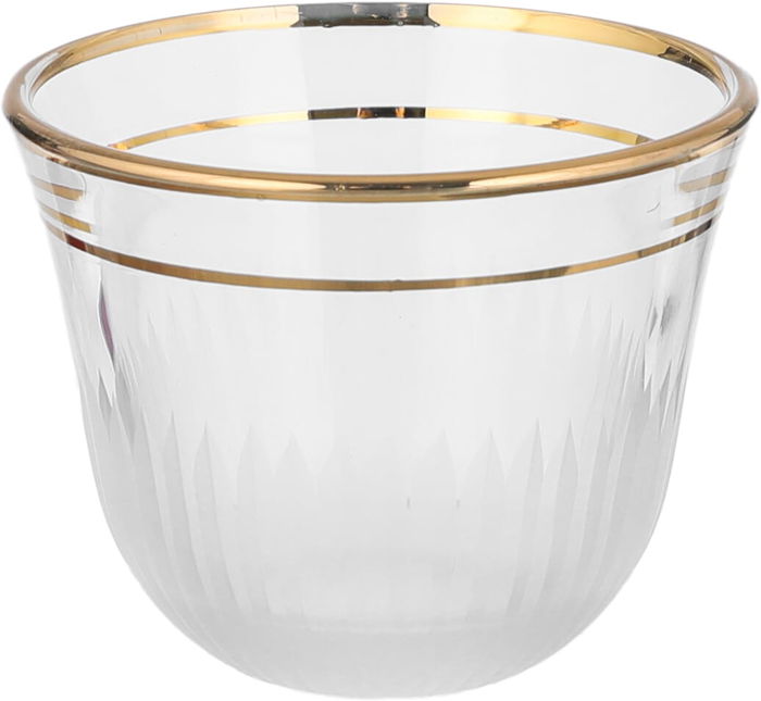 طقم تقديم شاي زجاج السيف غاليري، 26 قطع - شفاف ابيض product image 3