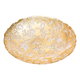 Al Saif Gallery Glass Serving Plate, 40 cm, Round - Gold product image 2