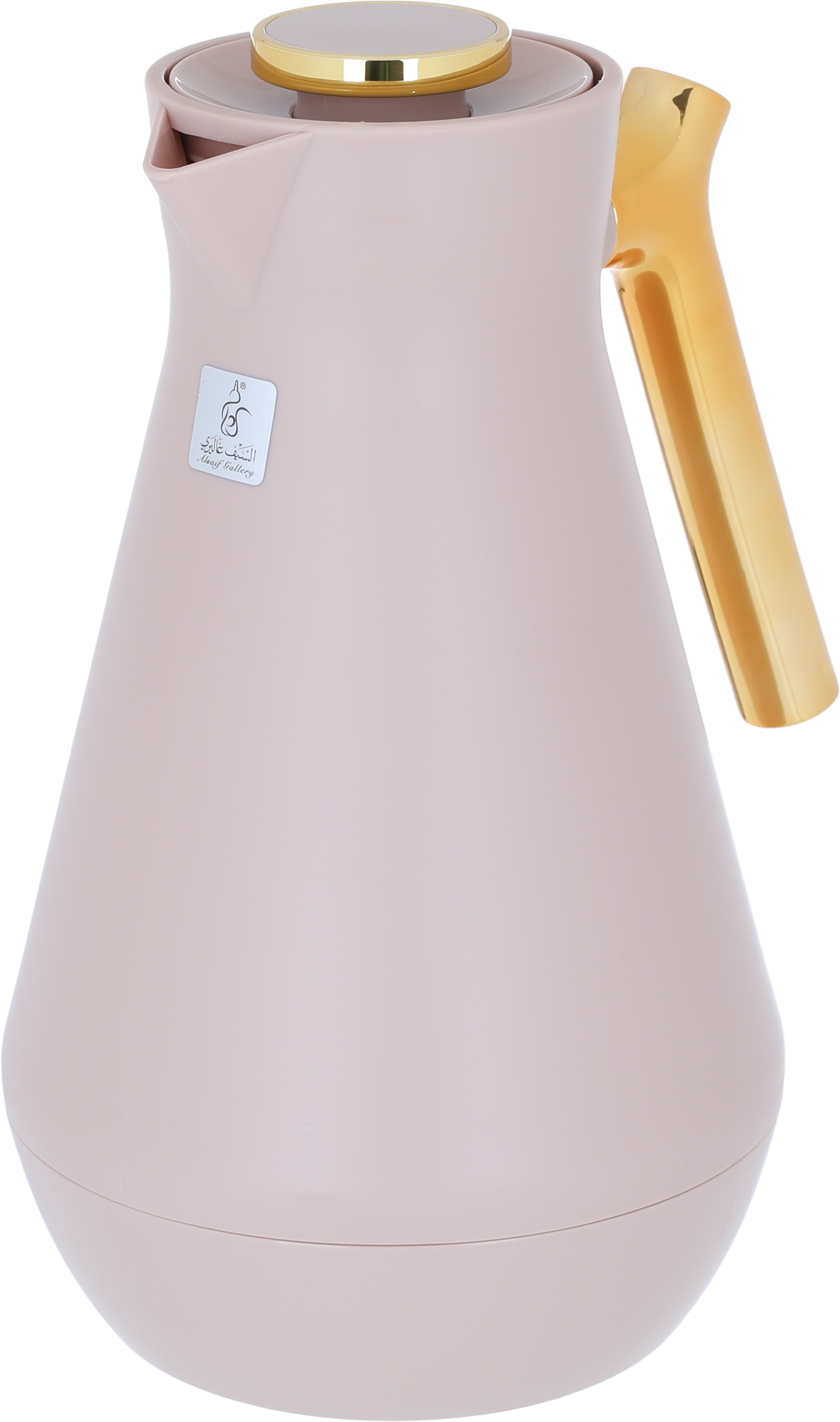 Everest Thermos, 1.5 liters, thermal glass inner shell, plastic outer shell - light brown product image 2