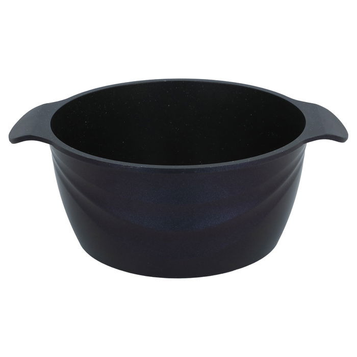طقم قدور جرانيت نيوكلاين، 10 قطع، غطاء زجاج - ازرق غامق product image 4