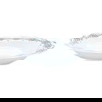 طقم عشاء بورسلان منقوش السيف غاليري، 24 قطعة - أبيض product image 4