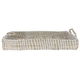 Al Saif Gallery wicker tofareya, 37 x 27 x 5 cm, rectangle, seashell pattern, hand, small - beige product image 2