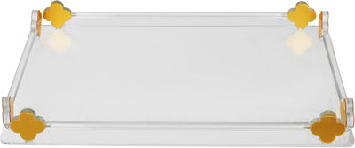 Al Saif Gallery Acrylic Serving Set, 2 Pieces, Rectangular - Clear product image 3