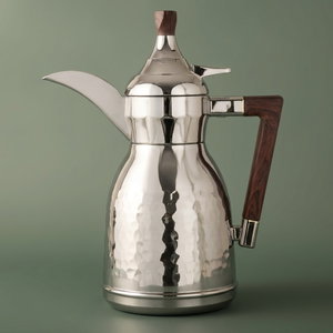 Alsaif Gallery Nawaf Thermos Dallah, 0.35 L, Steel Inner Container, Steel Outer Body - Silver product image