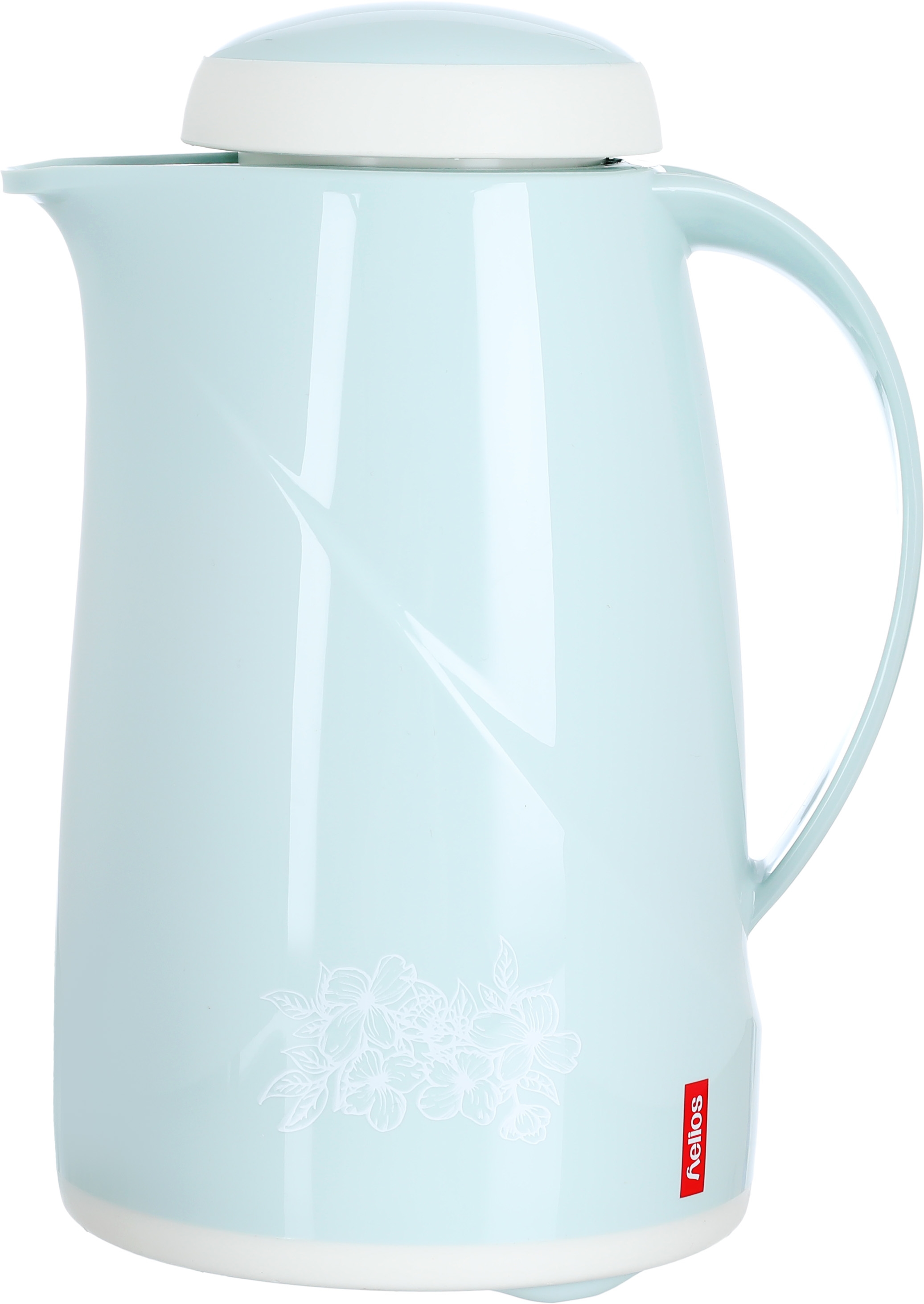 Helios thermos, 0.6 liters, thermal glass inner container, plastic outer shell - light green product image
