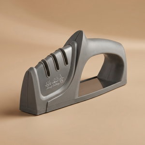 مسن سكاكين السيف غاليري، 3 خانات، 21 سم - رمادي product image