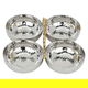 Al Saif Gallery steel serving plate, 16 x 16 x 8 cm, four sections - golden silver product image 2