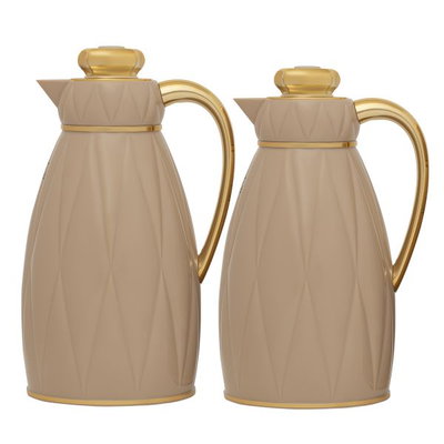 طقم ترامس استيل السيف غاليري ايسل، قطعتين - بني ذهبي product image 2